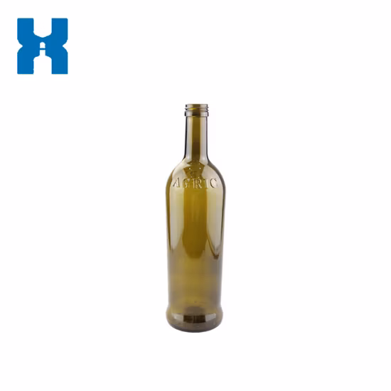 코르크 마개, 주류 샴페인 병이있는 맞춤형 빈 750ml 둥근 검정색 갈색 부르고뉴 유리 와인 병